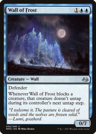 Wall of Frost [Modern Masters 2017] | Good Games North