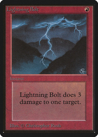 Lightning Bolt [Limited Edition Beta] | Good Games North