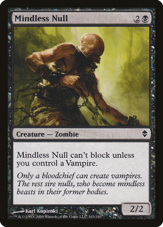 Mindless Null [Zendikar] | Good Games North