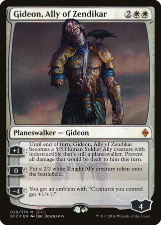 Gideon, Ally of Zendikar SDCC 2016 EXCLUSIVE [San Diego Comic-Con 2016] | Good Games North