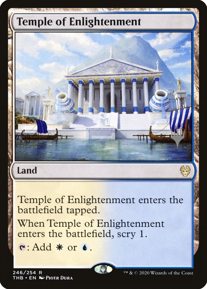 Temple of Enlightenment (Promo Pack) [Theros Beyond Death Promos] | Good Games North