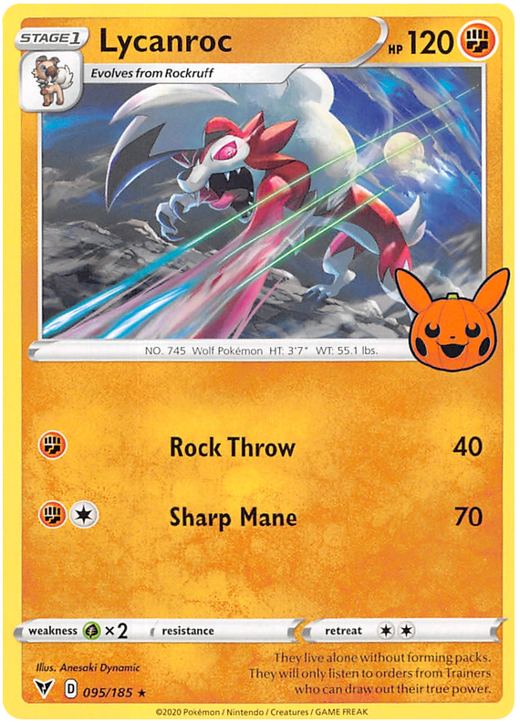 Lycanroc (095/185) [Trick or Trade 2023] | Good Games North