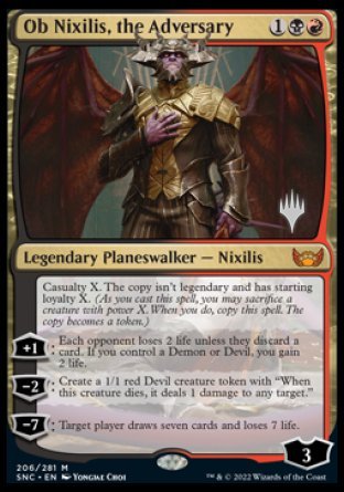Ob Nixilis, the Adversary (Promo Pack) [Streets of New Capenna Promos] | Good Games North