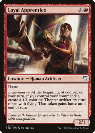 Loyal Apprentice [Commander 2018] | Good Games North