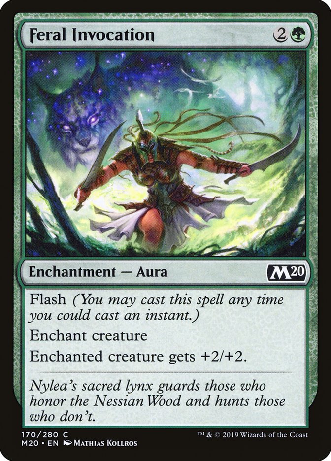 Feral Invocation [Core Set 2020] | Good Games North