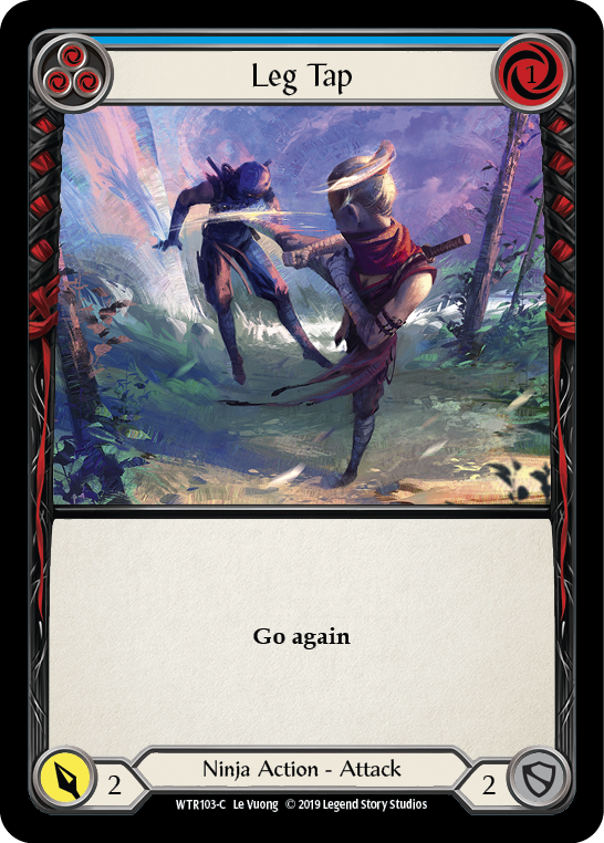 Leg Tap (Blue) [WTR103-C] Alpha Print Normal | Good Games North
