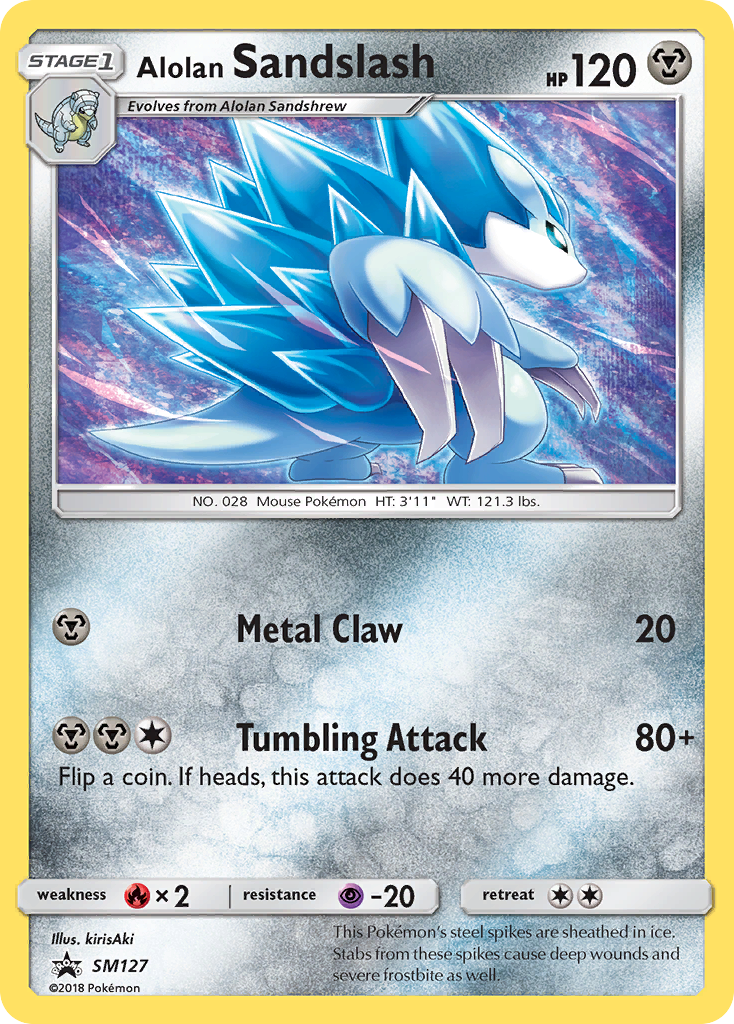 Alolan Sandslash (SM127) [Sun & Moon: Black Star Promos] | Good Games North