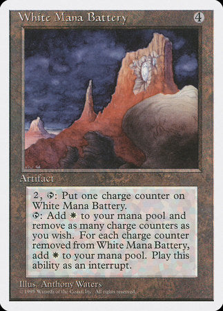 White Mana Battery [Fourth Edition] | Good Games North