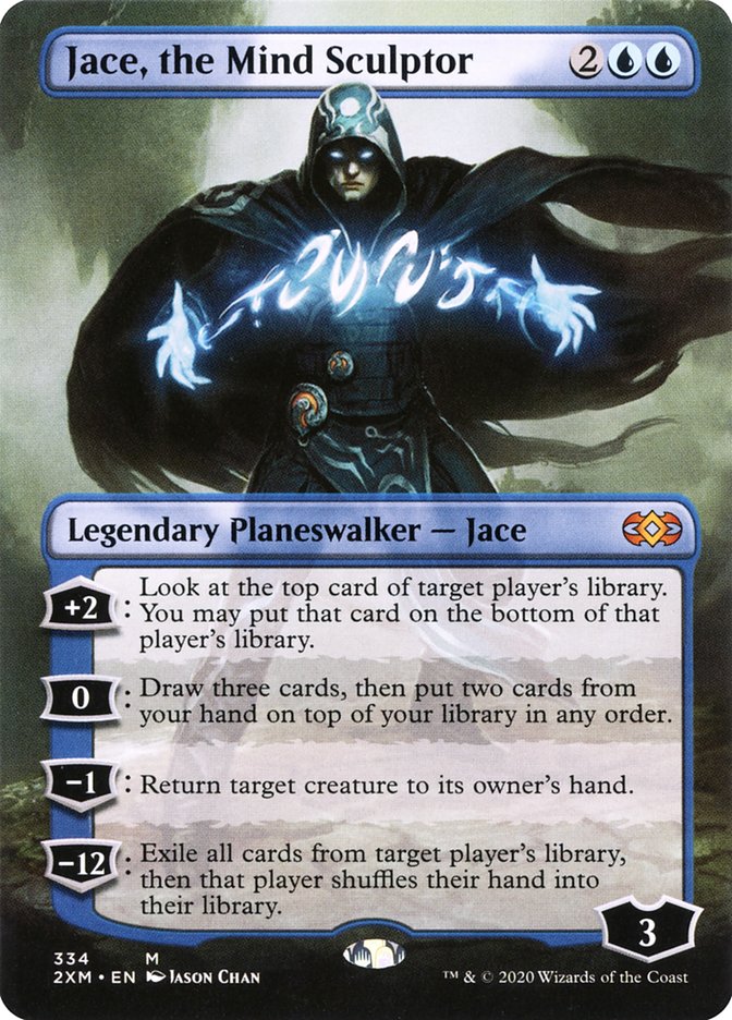 Jace, the Mind Sculptor (Borderless) [Double Masters] | Good Games North