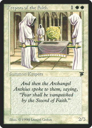 Keepers of the Faith [Legends] | Good Games North