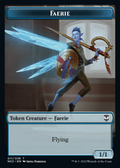 Faerie // Rogue Double-sided Token [Streets of New Capenna Commander Tokens] | Good Games North