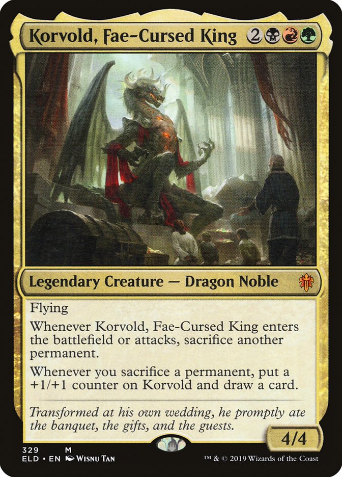Korvold, Fae-Cursed King [Throne of Eldraine] | Good Games North