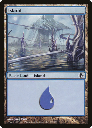 Island (235) [Scars of Mirrodin] | Good Games North