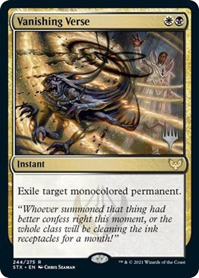 Vanishing Verse (Promo Pack) [Strixhaven: School of Mages Promos] | Good Games North