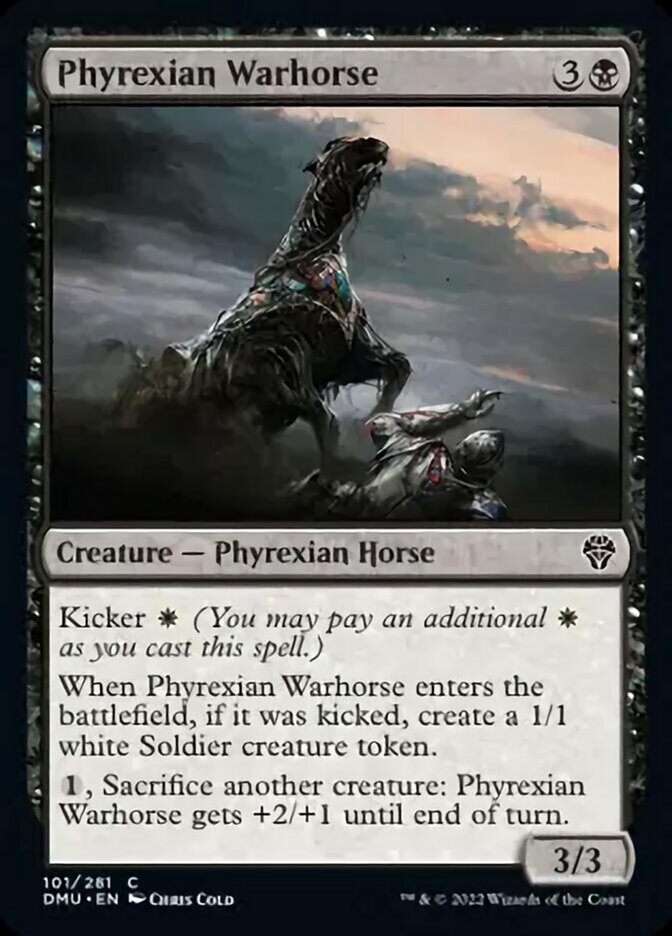 Phyrexian Warhorse [Dominaria United] | Good Games North