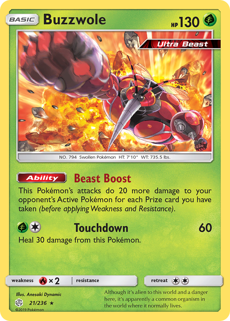 Buzzwole (21/236) [Sun & Moon: Cosmic Eclipse] | Good Games North