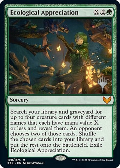 Ecological Appreciation (Promo Pack) [Strixhaven: School of Mages Promos] | Good Games North