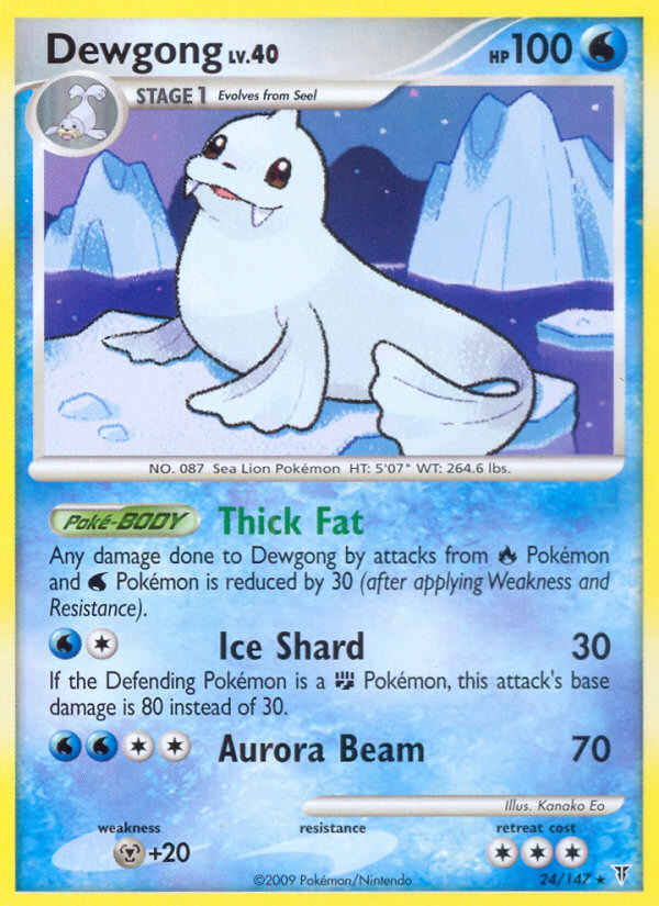 Dewgong (24/147) [Platinum: Supreme Victors] | Good Games North