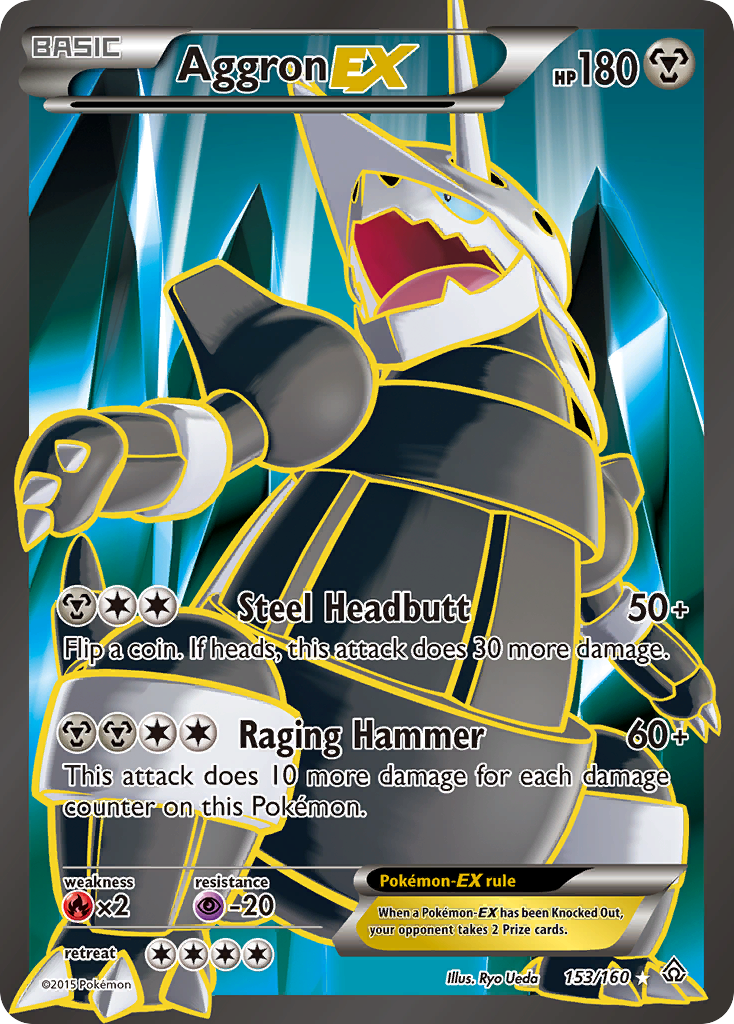 Aggron EX (153/160) [XY: Primal Clash] | Good Games North