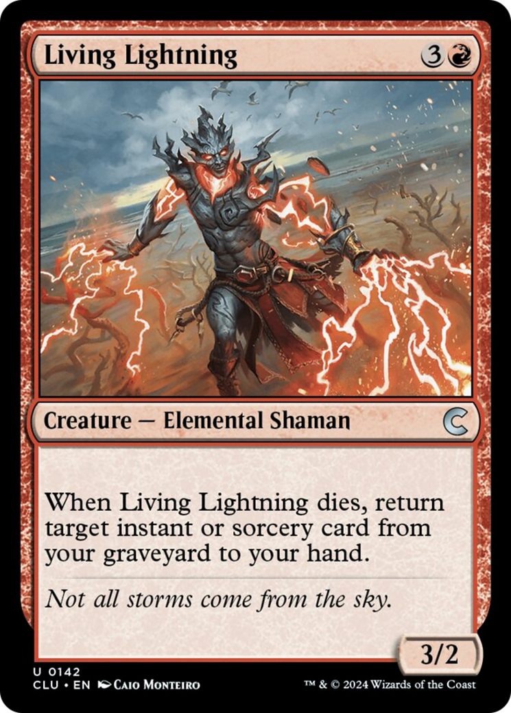 Living Lightning [Ravnica: Clue Edition] | Good Games North