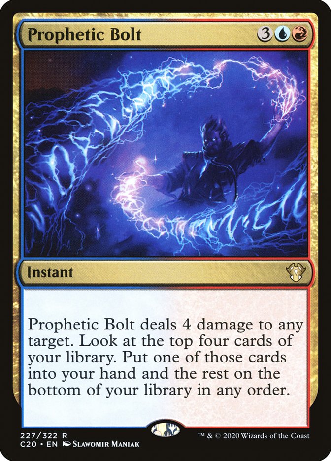 Prophetic Bolt [Commander 2020] | Good Games North