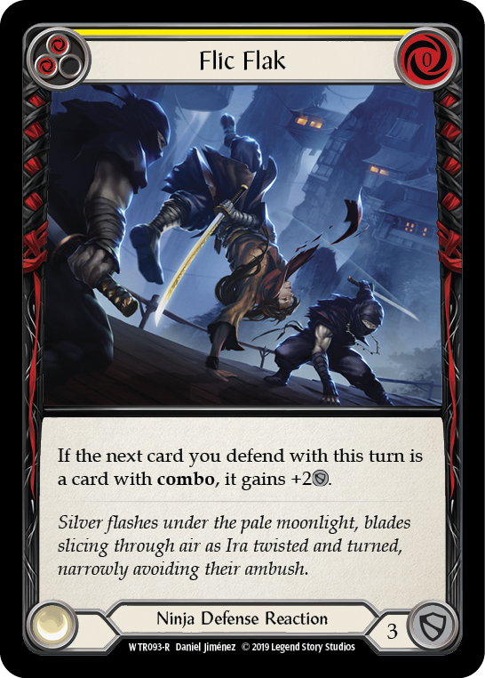 Flic Flak (Yellow) [WTR093-R] Alpha Print Normal | Good Games North