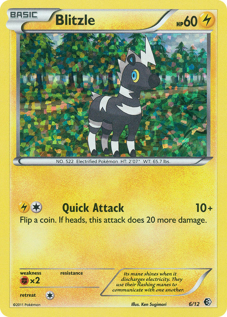 Blitzle (6/12) [McDonald's Promos: 2011 Collection] | Good Games North