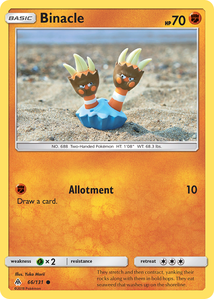 Binacle (66/131) [Sun & Moon: Forbidden Light] | Good Games North