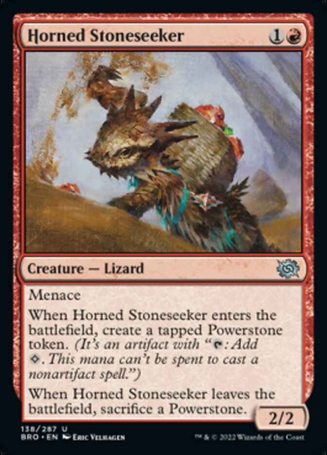 Horned Stoneseeker [The Brothers' War] | Good Games North