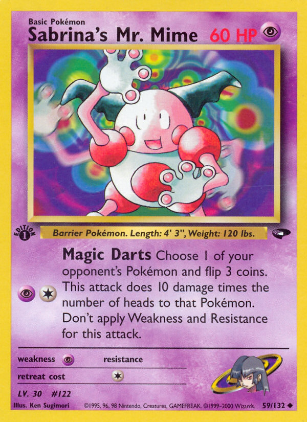 Sabrina's Mr. Mime (59/132) [Gym Challenge 1st Edition] | Good Games North