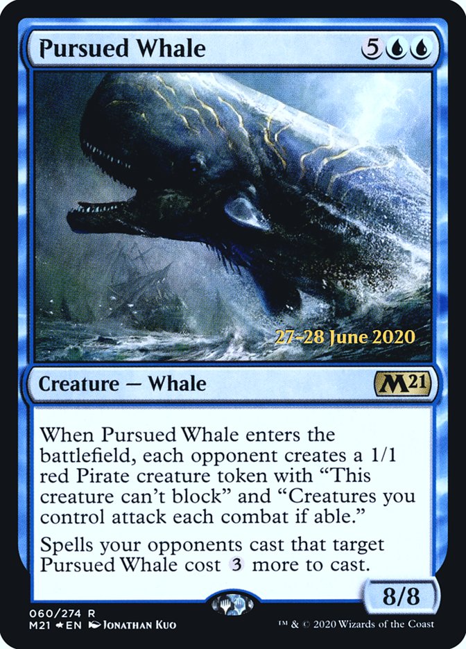 Pursued Whale  [Core Set 2021 Prerelease Promos] | Good Games North
