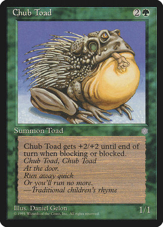Chub Toad [Ice Age] | Good Games North