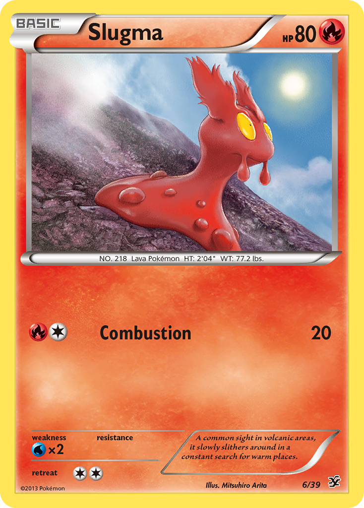 Slugma (6/39) [XY: Kalos Starter Set] | Good Games North