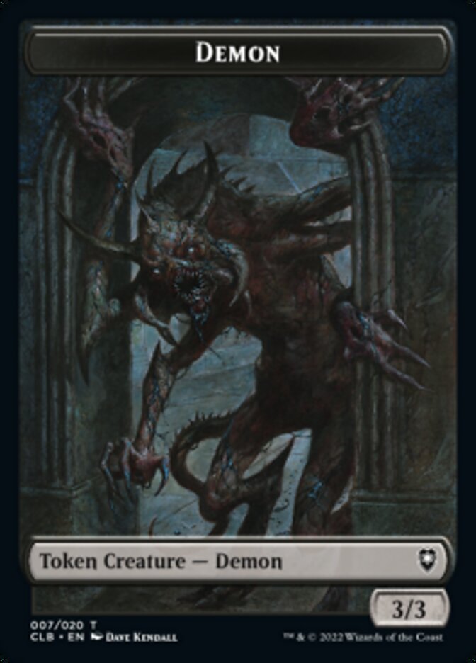 Demon Token [Commander Legends: Battle for Baldur's Gate Tokens] | Good Games North