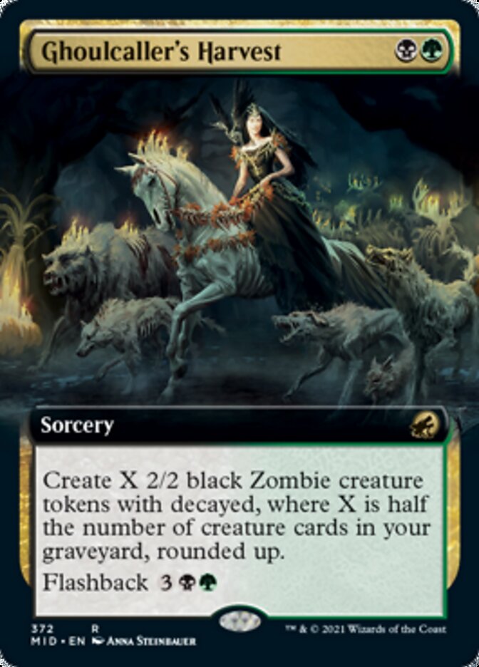 Ghoulcaller's Harvest (Extended) [Innistrad: Midnight Hunt] | Good Games North
