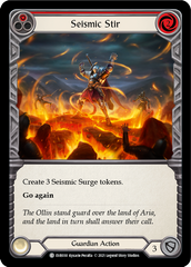 Seismic Stir (Red) [EVR030] (Everfest)  1st Edition Rainbow Foil | Good Games North