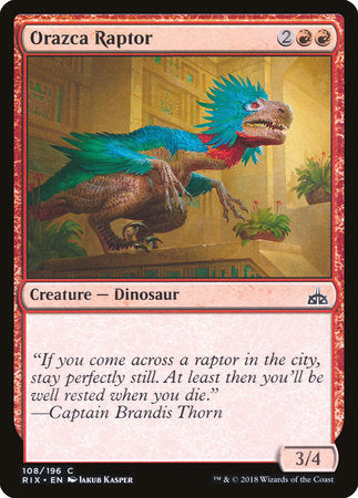 Orazca Raptor [Rivals of Ixalan] | Good Games North