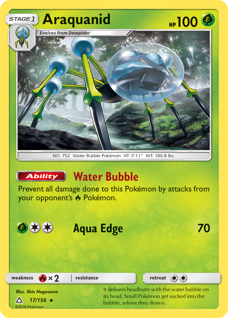 Araquanid (17/156) [Sun & Moon: Ultra Prism] | Good Games North
