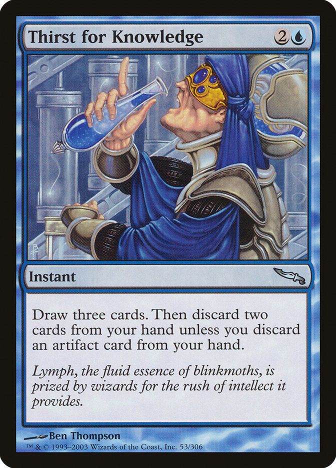 Thirst for Knowledge [Mirrodin] | Good Games North