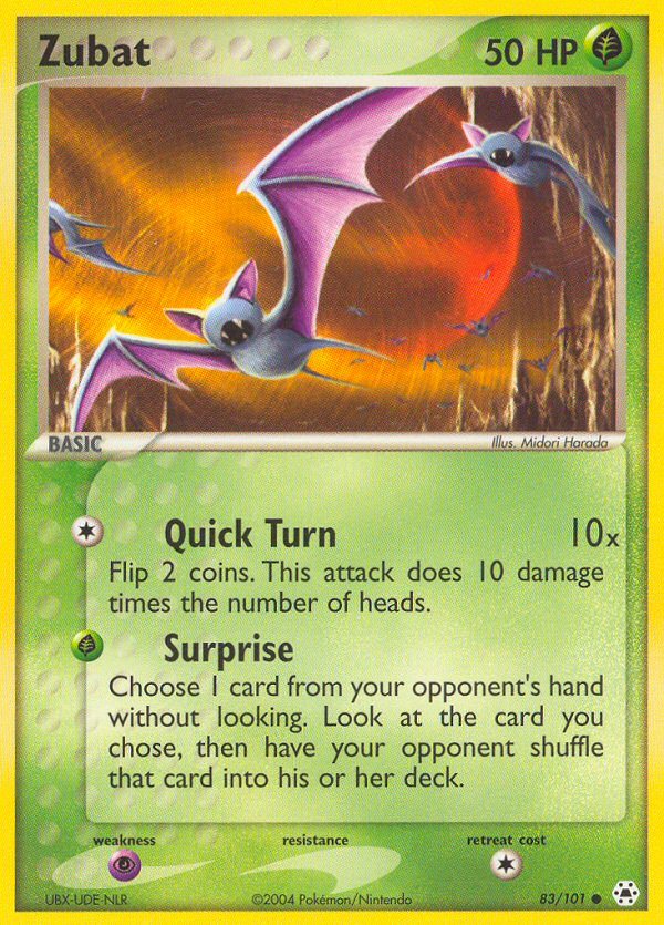 Zubat (83/101) [EX: Hidden Legends] | Good Games North