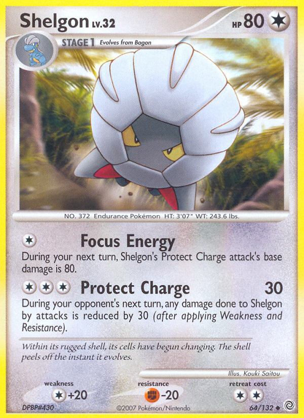 Shelgon (64/132) [Diamond & Pearl: Secret Wonders] | Good Games North