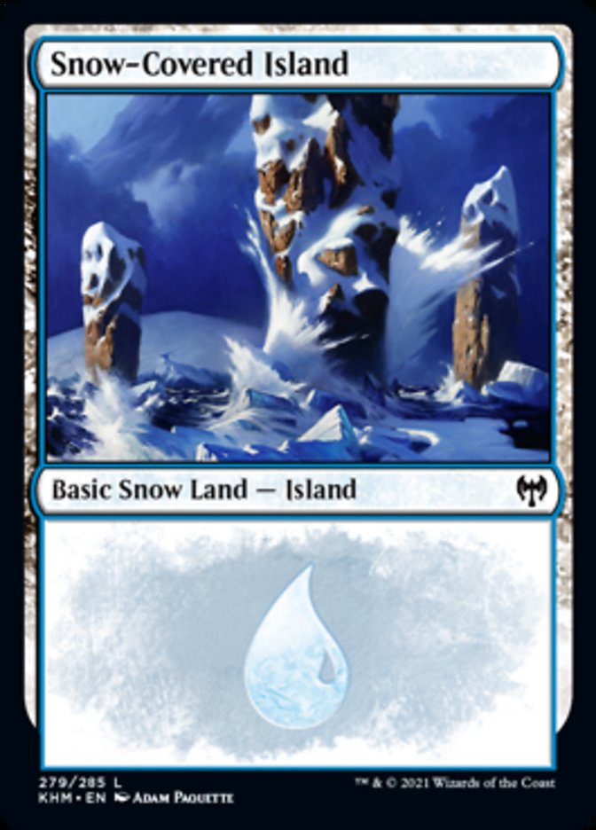 Snow-Covered Island (279) [Kaldheim] | Good Games North