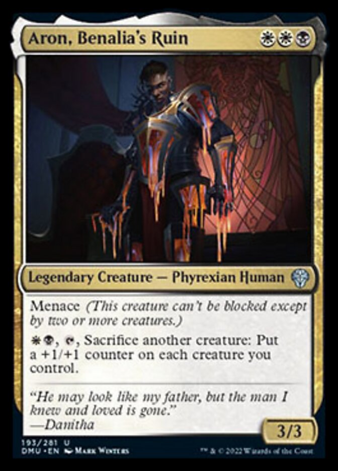 Aron, Benalia's Ruin [Dominaria United] | Good Games North