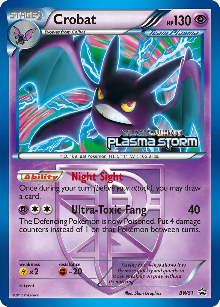 Crobat (BW51) [Black & White: Black Star Promos] | Good Games North
