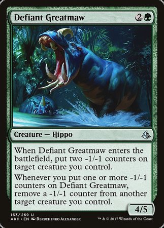 Defiant Greatmaw [Amonkhet] | Good Games North