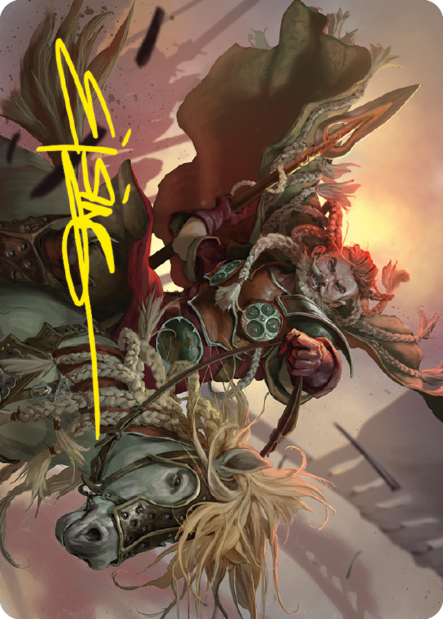 Eomer of the Riddermark Art Card (Gold-Stamped Signature) [The Lord of the Rings: Tales of Middle-earth Art Series] | Good Games North