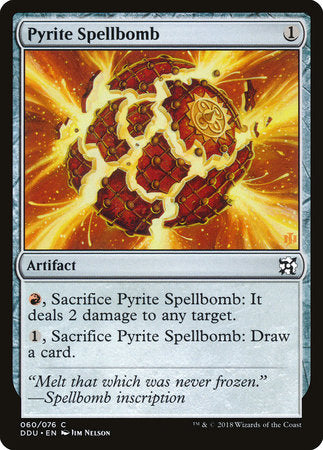 Pyrite Spellbomb [Duel Decks: Elves vs. Inventors] | Good Games North