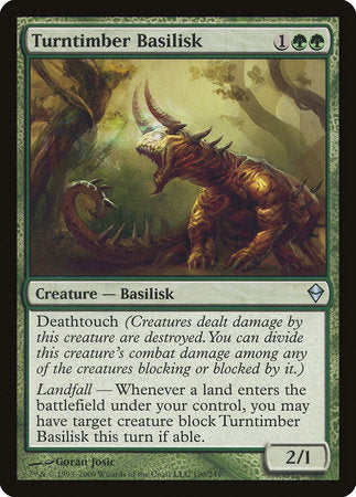 Turntimber Basilisk [Zendikar] | Good Games North