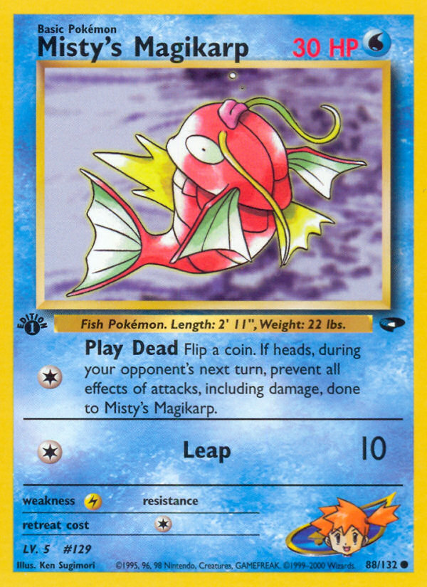 Misty's Magikarp (88/132) [Gym Challenge 1st Edition] | Good Games North