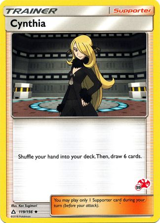 Cynthia (119/156) (Charizard Stamp #59) [Battle Academy 2020] | Good Games North